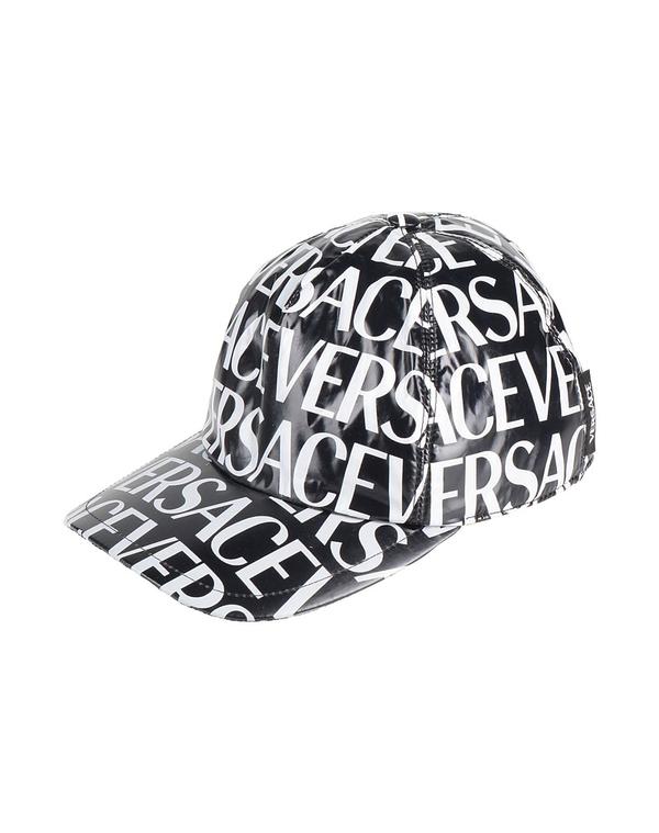 ヴェルサーチ メンズ 付属物 鳥打ち帽 VERSACE Black 黒いこと
