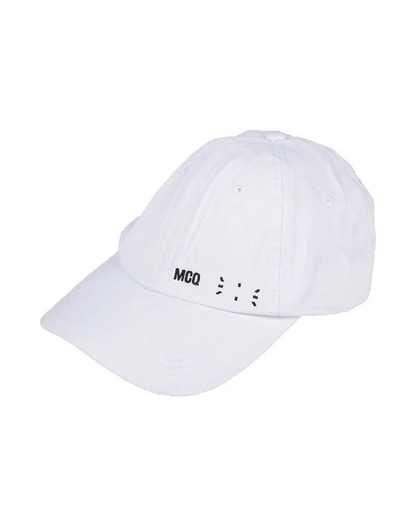 マックイーン メンズ 添え物 かぶり笠 MCQUEEN White 白いこと