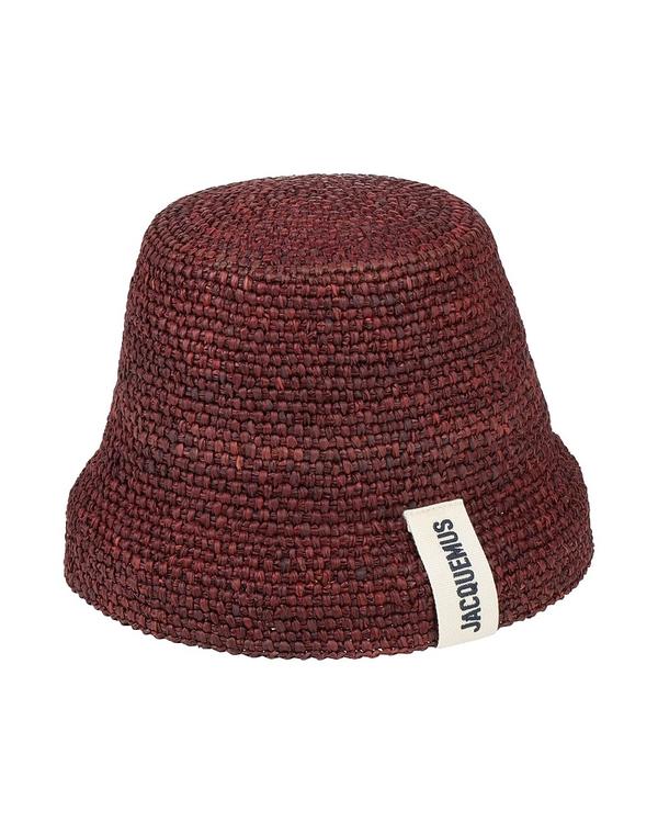 ジャクエムス メンズ 付属物 鳥打ち帽 JACQUEMUS Chocolate Brown 赤銅色
