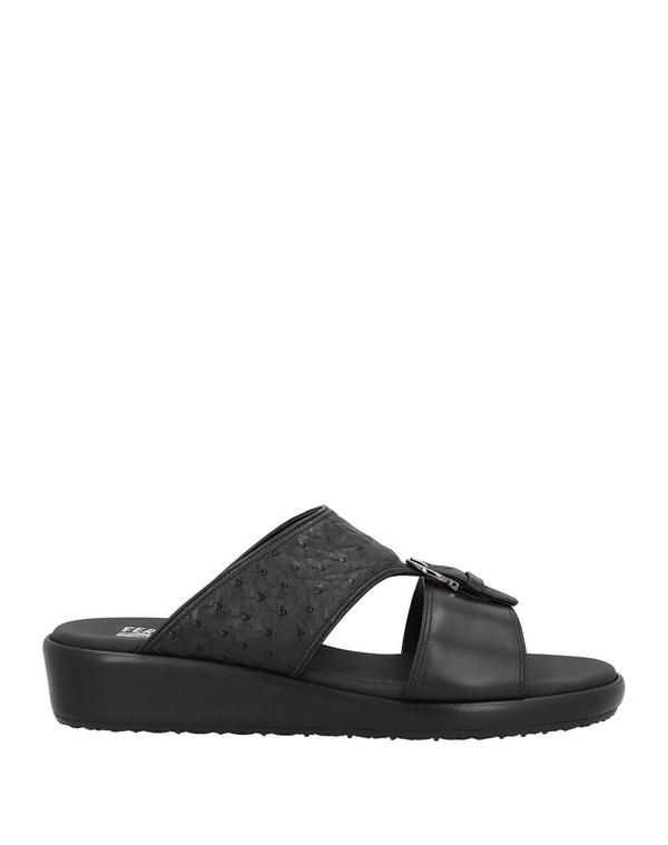 フェラガモ メンズ シューズ サンダル FERRAGAMO Black 黒いこと