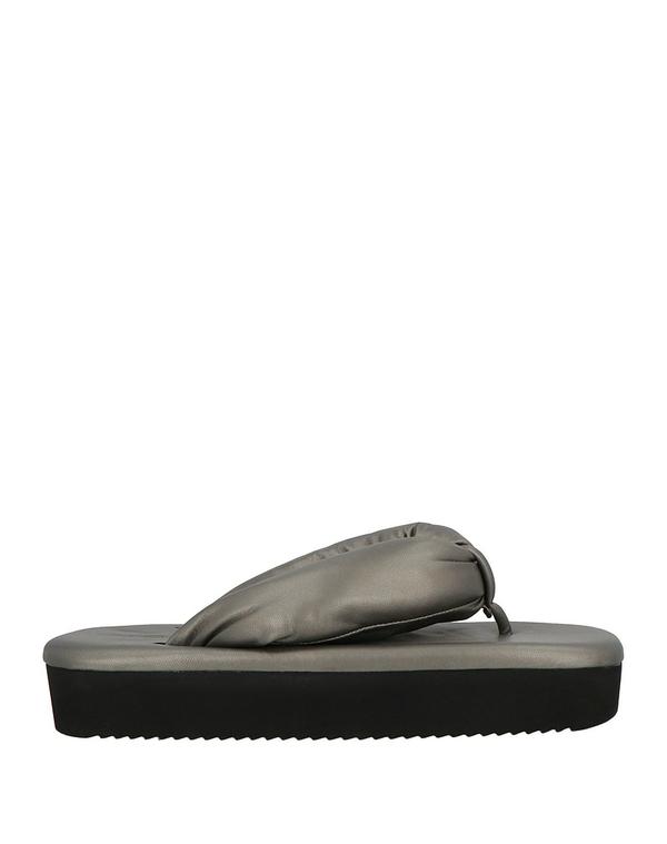 リックオウエンス メンズ シューズ サンダル RICK OWENS Gunmetal 鵞鳥金属元素