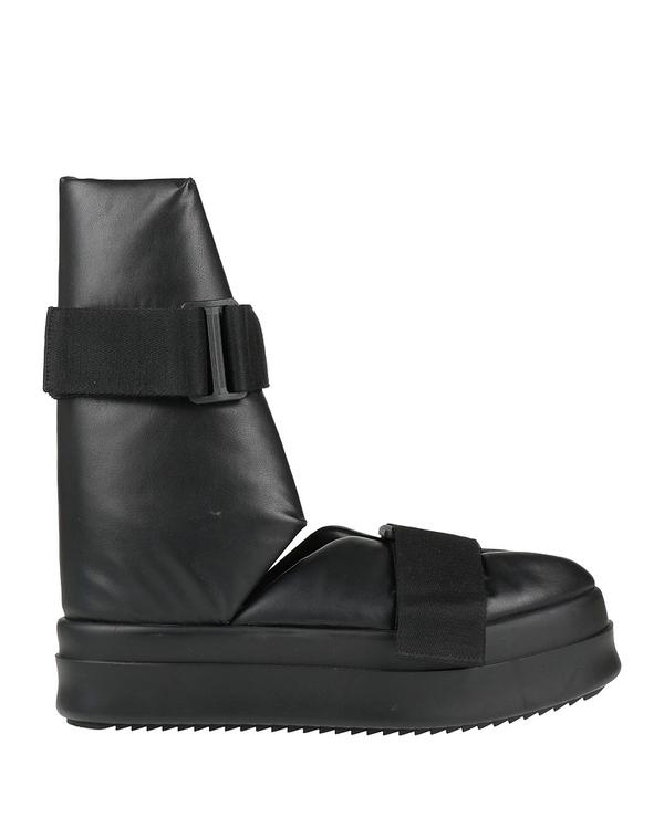リックオウエンス メンズ シューズ ブーツ・レインブーツ 遊撃手ブーツ RICK OWENS Black 黒いこと