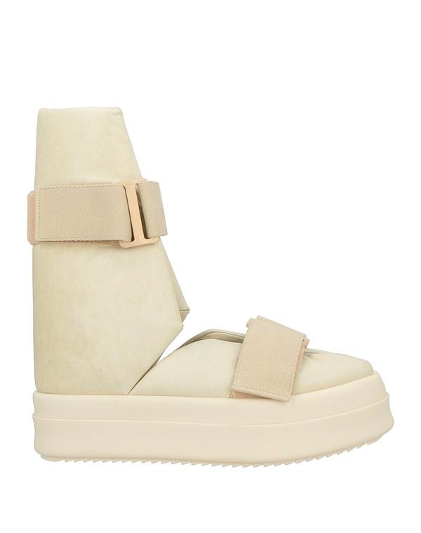 リックオウエンス メンズ シューズ ブーツ・レインブーツ 遊撃手ブーツ RICK OWENS Off White 象牙色