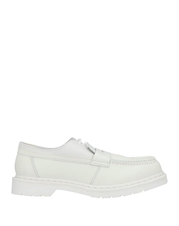 御医者さんマーチン メンズ シューズ スリッポン・ローファー モカシン DR. MARTENS White 白いこと