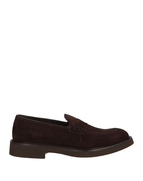 ドンカルズ メンズ シューズ スリッポン・ローファー モカシン DOUCAL\u0027S Dark Brown 赤銅色