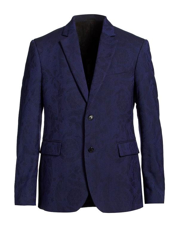 ヴェルサーチ メンズ アウター ジャケット・ブルゾン VERSACE Bright Blue ブルー｜ReVida 店