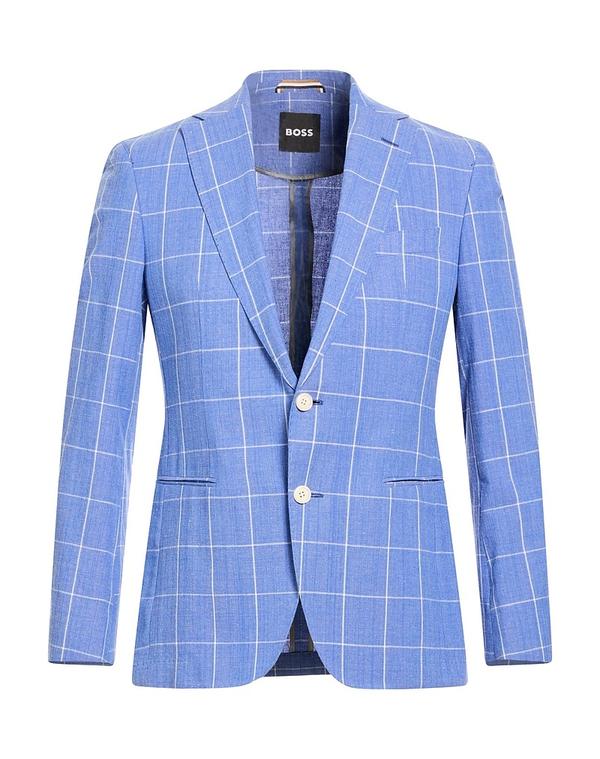 ボス メンズ アウター ジャケット・ブルゾン BOSS Light Blue ブルー