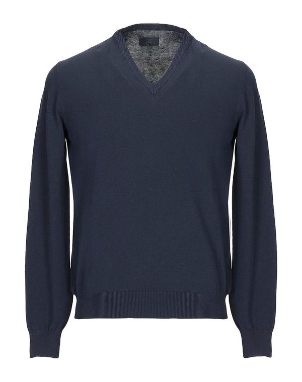 グランサッソ メンズ トップス シャツ プルオーバー GRAN SASSO Midnight Blue ブルー