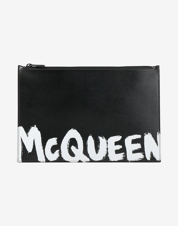 マックイーン メンズ 御徒面子 MCQUEEN Black 黒いこと