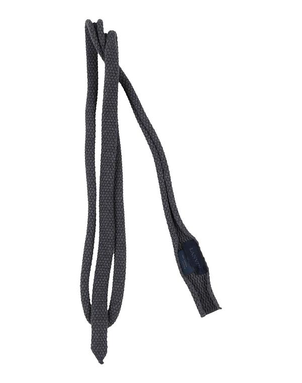 ランバン メンズ 付属品 タイ LANVIN \u0026 Charcoal 濃灰色