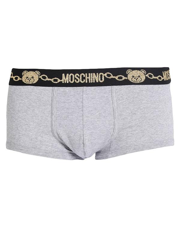 モスキーノ メンズ アンダー御召しもの さる股引き MOSCHINO Gray 薄墨色