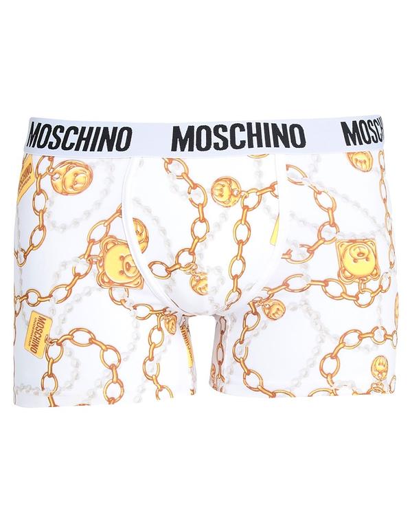 モスキーノ メンズ アンダー御召しもの さる股引き MOSCHINO White 白いこと