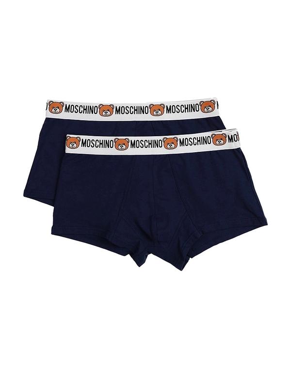 モスキーノ メンズ アンダー御召しもの さる股引き MOSCHINO Blue 青碧