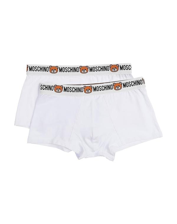モスキーノ メンズ アンダー御召しもの さる股引き MOSCHINO White 白いこと