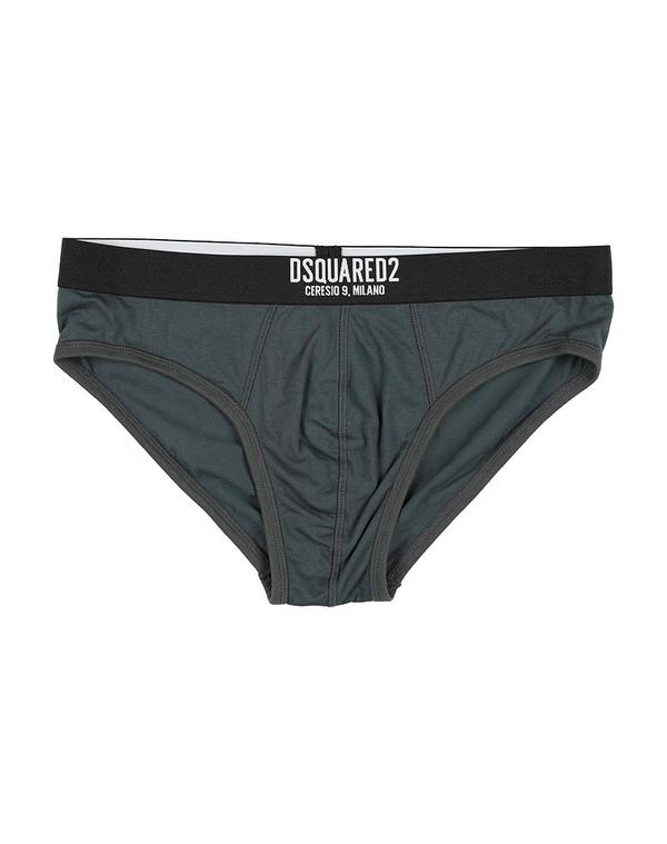 ディースクエアード メンズ アンダー御召しもの ブリーフズボン下 さる股引き DSQUARED2 Lead Gray 薄墨色