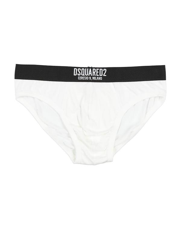 ディースクエアード メンズ アンダー御召しもの ブリーフズボン下 さる股引き DSQUARED2 White 白いこと