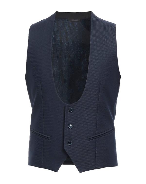 グレイ ダニエレ アレッサンドリー二 メンズ トップス ベスト ジレ GREY DANIELE ALESSANDRINI Midnight Blue ブルー