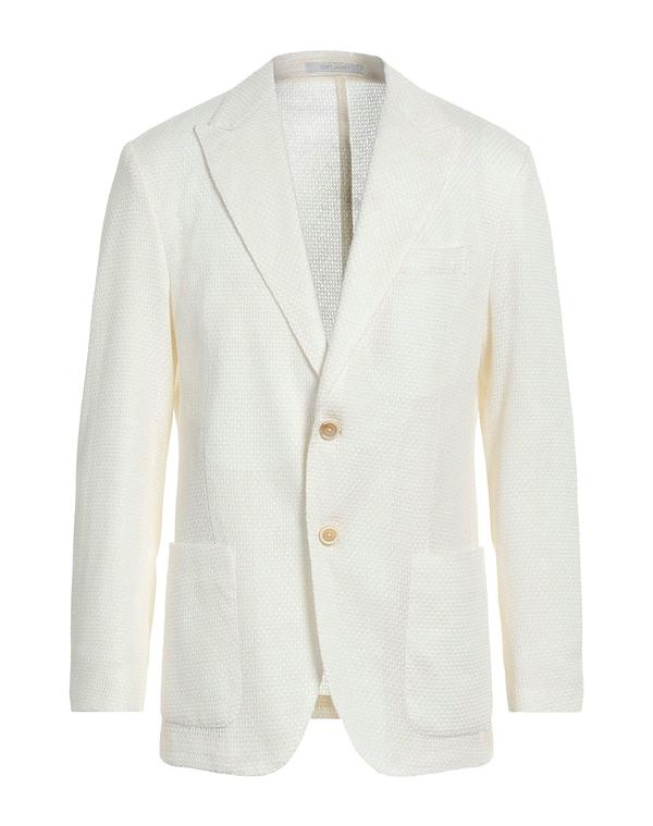 イレブンティ メンズ アウター ジャケット・ブルゾン テーラードジャケット ELEVENTY Off White オフホワイト