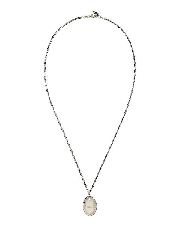 マックイーン メンズ アクセサリー ネックレス・チョーカー・ペンダントトップ MCQUEEN Silver シルバー｜ReVida 店