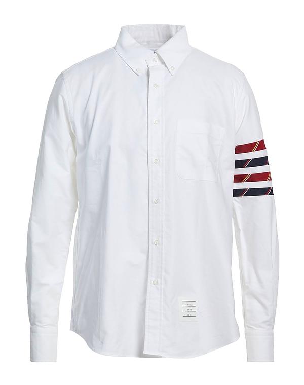 トム赤銅色 メンズ トップス プルオーバー THOM BROWNE White 白いこと