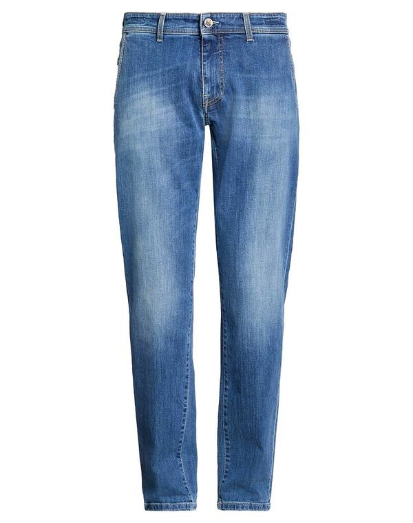 バルバナポリ メンズ ボトムス ジーンズズボン下 デニム BARBA Napoli Blue 青み