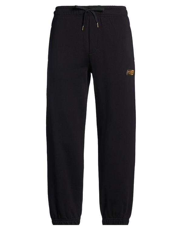 ヴェルサーチ メンズ ボトムス 心地好いズボン下 スウェットパンツ VERSACE JEANS COUTURE Black 黒いこと