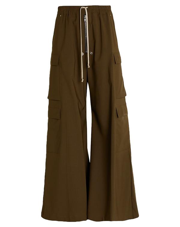 リックオウエンス メンズ ボトムス 心地よいズボン下 RICK OWENS Military Green 緑であること