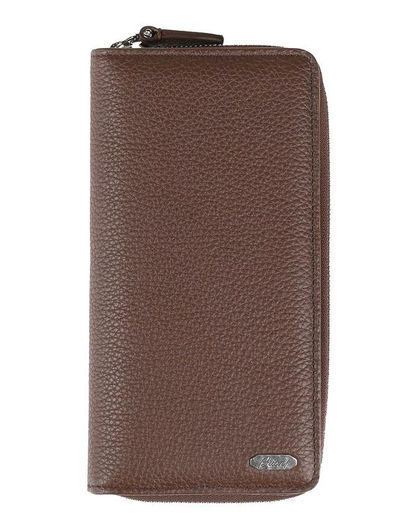 ブリオーニ メンズ 佩び物 札入れ BRIONI Chocolate Brown 赤銅色
