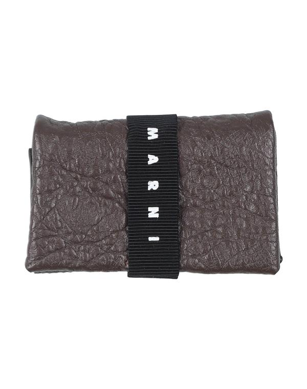 マルニ メンズ 付属品 紙入れ MARNI Brown 赤銅色