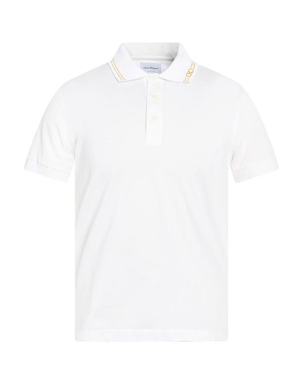 フェラガモ メンズ トップス スポーツシャツ FERRAGAMO Ivory 象牙色