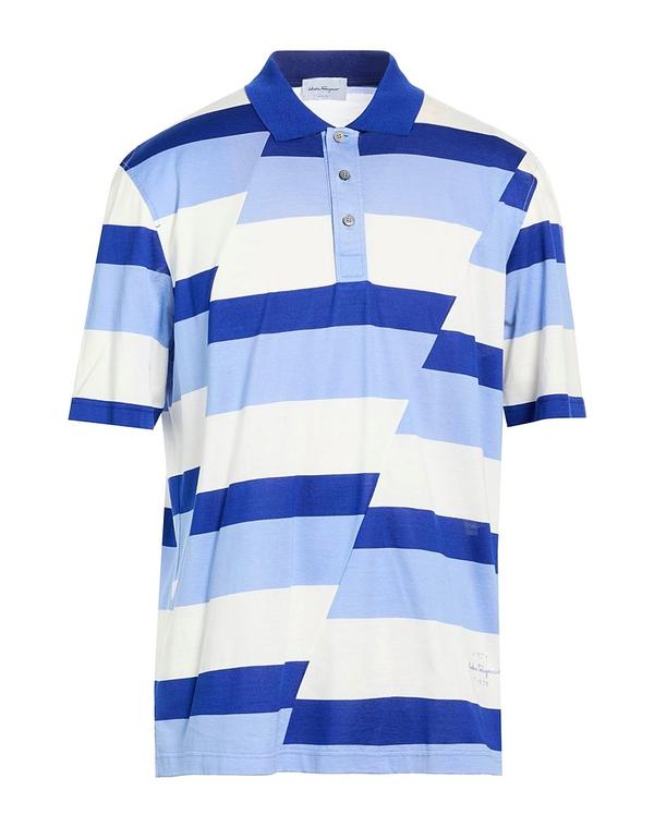 フェラガモ メンズ トップス スポーツシャツ FERRAGAMO Blue 青碧