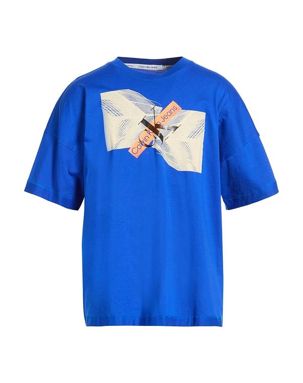 カルバンクライン メンズ トップス ティーシャツ CALVIN KLEIN JEANS Blue 青碧