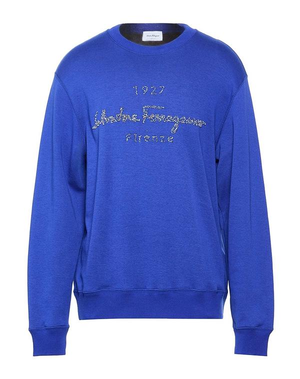 フェラガモ メンズ アウター パーカー・スウェット FERRAGAMO Blue 青碧