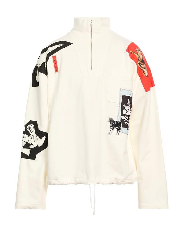 マルニ メンズ アウター パーカー・スウェット MARNI White 白いこと