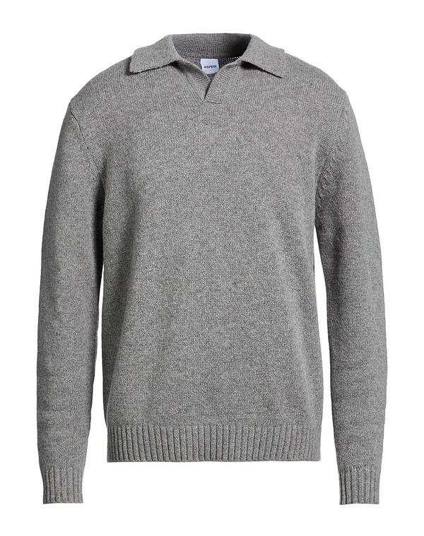 アスペジ メンズ トップス プルオーバー ティーシャツ ASPESI Gray 薄墨色
