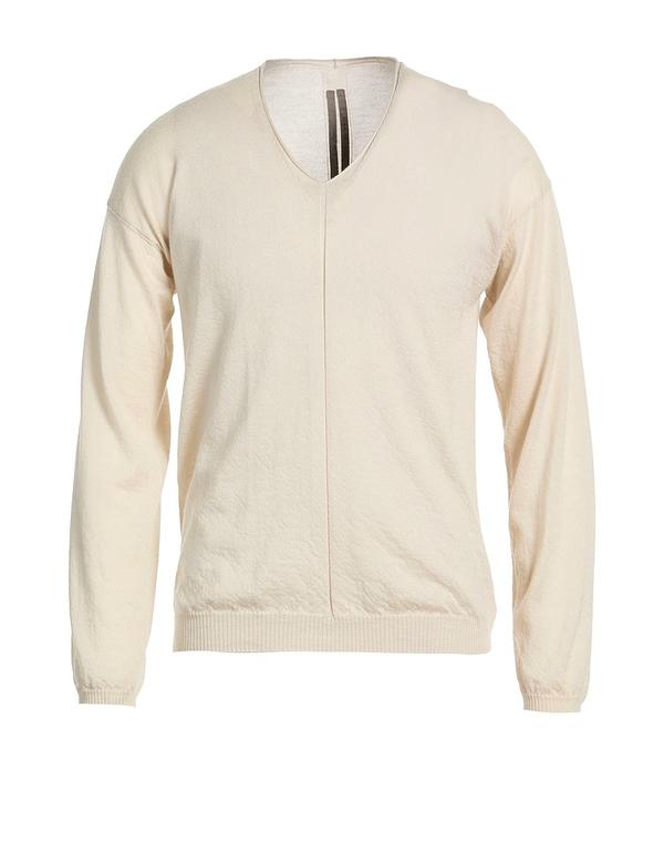 リックオウエンス メンズ トップス プルオーバー ティーシャツ RICK OWENS Beige ベージュ