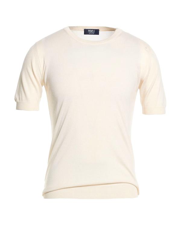 フェデーリ メンズ トップス プルオーバー ティーシャツ FEDELI Beige ベージュ