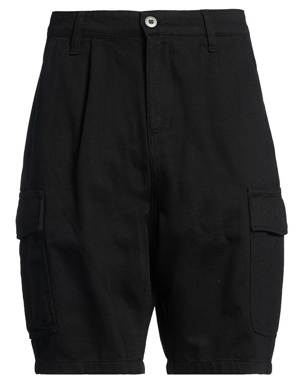 アルファインダストリーズ メンズ ボトムス 二分の一ズボン下・さる股引き デニムショートパンツ ALPHA INDUSTRIES Black 黒いこと