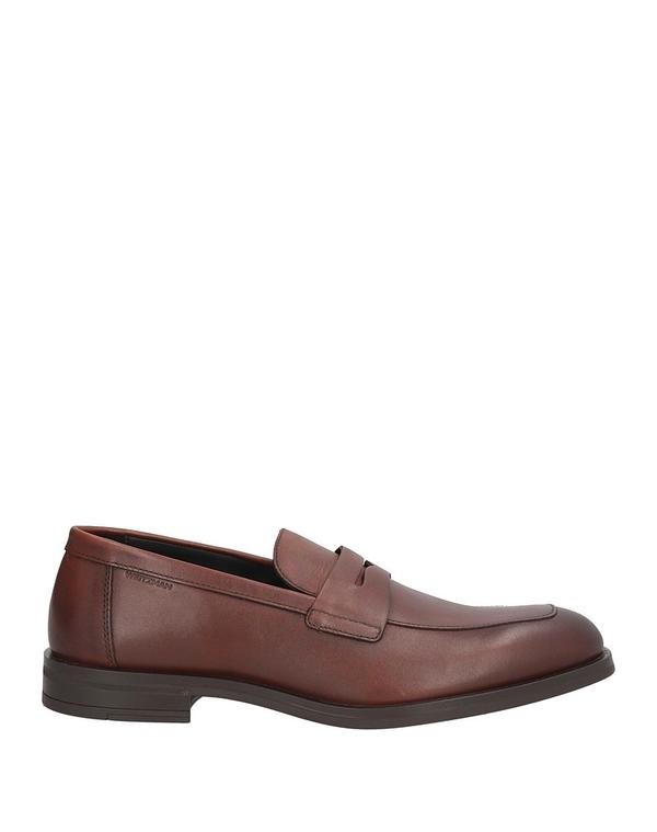 スチュアート ワイツマン メンズ シューズ スリッポン・ローファー モカシン STUART WEITZMAN Chocolate Brown 赤銅色