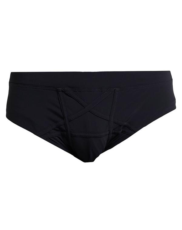 リックオウエンス メンズ 水泳着 二分の一ズボン下・さる股引き RICK OWENS ( ) Black 黒いこと