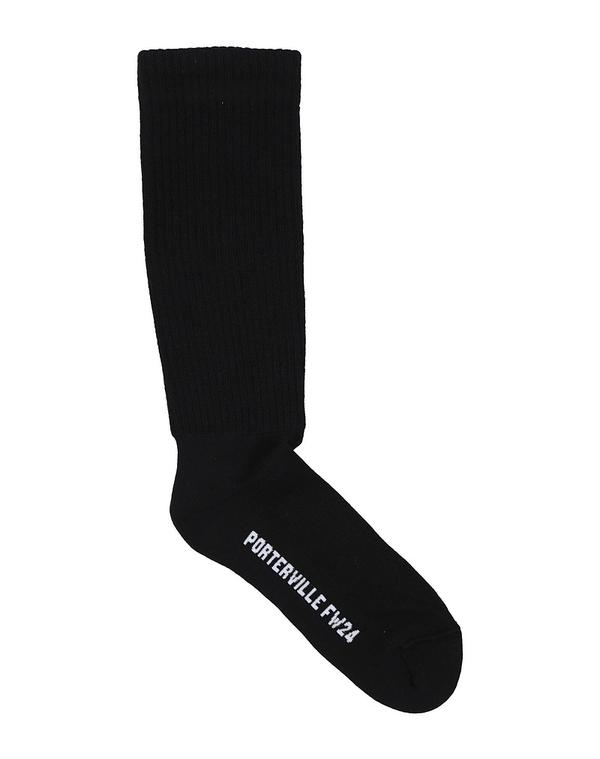 リックオウエンス メンズ アンダー御召しもの ソックス ストッキング\u0026靴下 RICK OWENS \u0026 Black 黒いこと