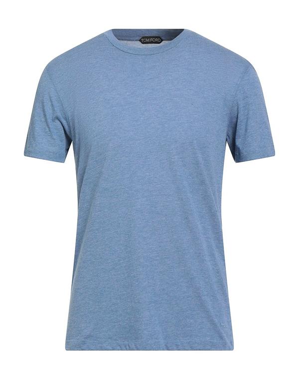 トム・フォード メンズ トップス Tシャツ TOM FORD T Light Blue ブルー｜ReVida 店