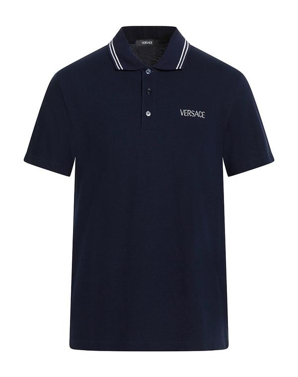 ヴェルサーチ メンズ トップス スポーツシャツ VERSACE Midnight Blue 青碧
