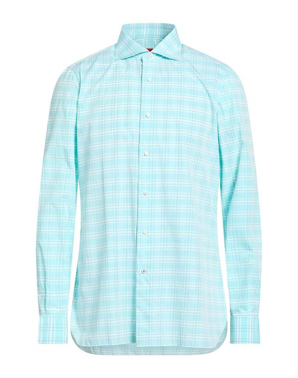 イザイア メンズ トップス プルオーバー ISAIA Turquoise Blue 青色