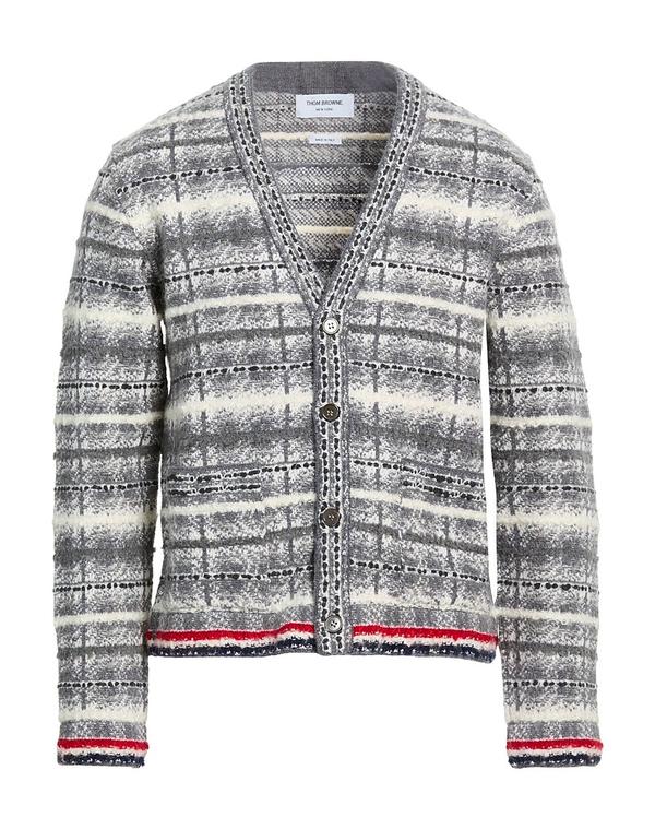 トム赤銅色 メンズ アウター ジレー THOM BROWNE Gray 薄墨色