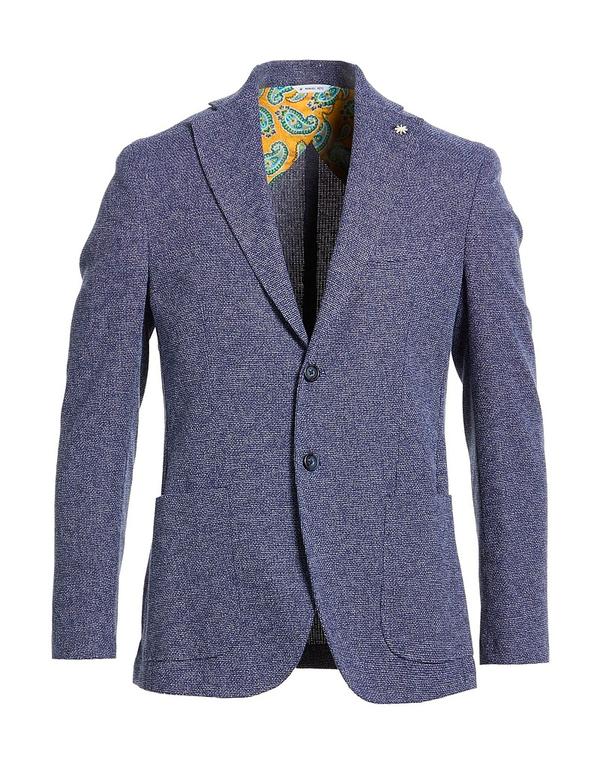 マニュエル リッツ メンズ アウター ジャケット・ブルゾン MANUEL RITZ テーラードジャケット Navy ネイビー 58,080円