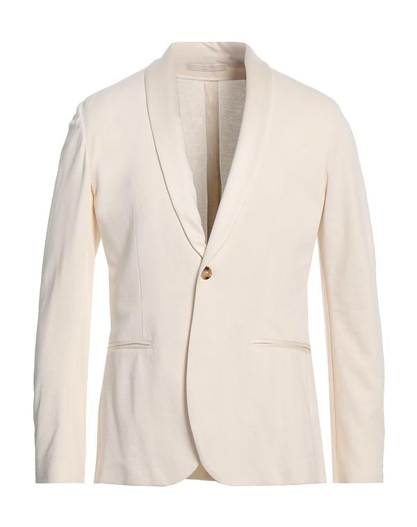 パウロペコラ メンズ アウター ジャケット・ブルゾン PAOLO PECORA テーラードジャケット Off-White オフホワイト｜ReVida 店 59,280円