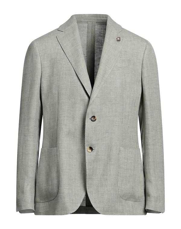 ラルディーニ メンズ アウター ジャケット・ブルゾン LARDINI テーラードジャケット Military Green グリーン｜ReVida 店