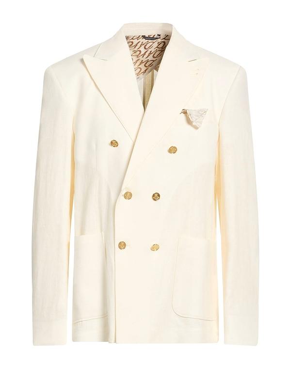 ダニエレ アレッサンドリー二 メンズ アウター ジャケット・ブルゾン DANIELE ALESSANDRINI テーラードジャケット Off-White オフホワイト