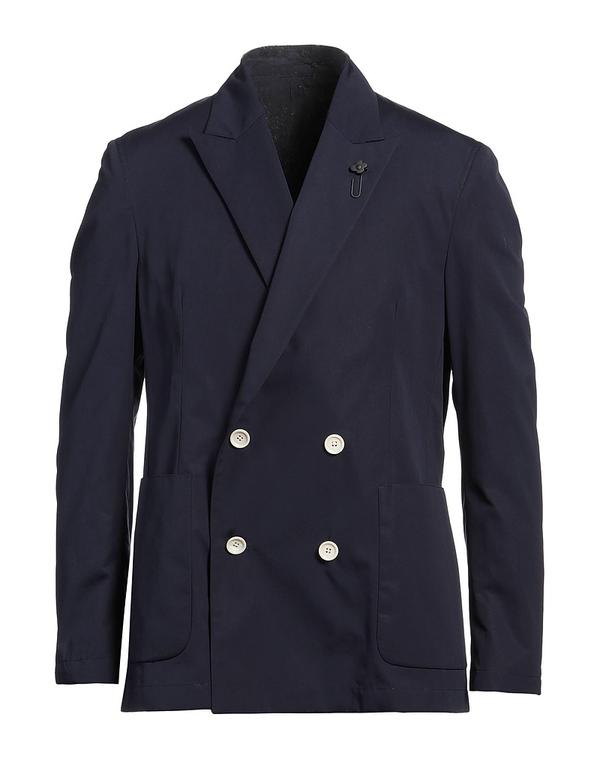 ラルディーニ メンズ アウター ジャケット・ブルゾン LARDINI テーラードジャケット Navy ネイビー